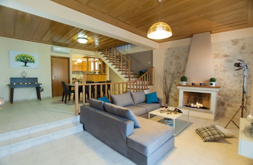 Panormos House | Peonia & Ortansia villas,Modern Family Villas near the sea in Panormos Crete