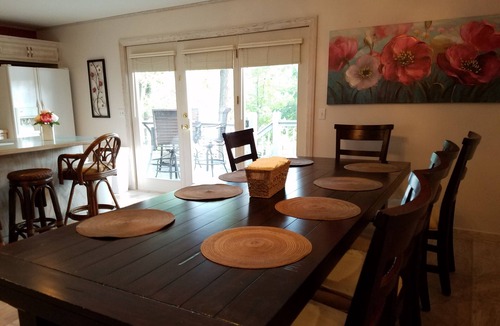 Gravois Mills House | Quiet location, beautiful lakefront home in a cove. Private covered boat dock!