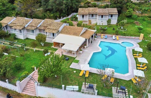 Sidari Apartment | Studio Apartment 'Vintage Resort 22' with Mountain View, Wi-Fi and Air Conditioning