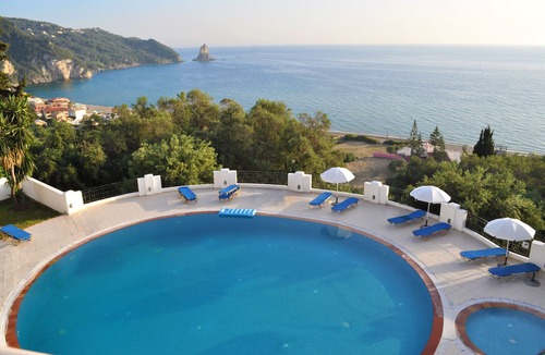 Agios Gordios House | Studio mit Pool Maria am Agios Gordios