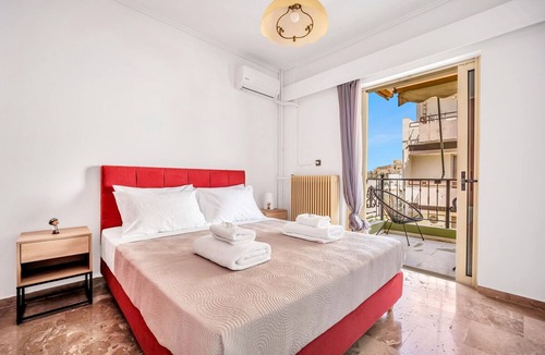 Mets Apartment | Sunny 3bd cozy flat spectacular Acropolis view