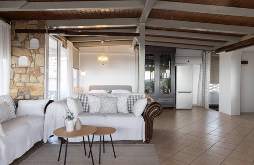 Voula Apartment | Sunny Loft with a Panoramic Sea View in Voula