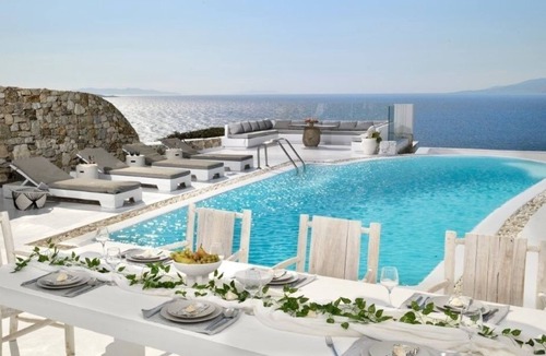 Agios Ioannis Villa | SUPERB LUXURY SUNSET SEA VIEW VILLA POOL-Yoga-Surf by Calypso Sunset