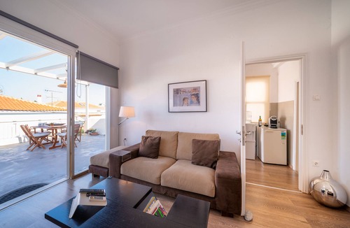 Aegina Apartment | The Roof - Flat Sea View in Aegina Town