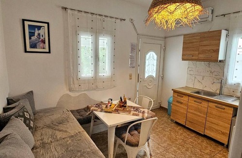Perissa Apartment | Two-Bedroom Apartment with Mountain View, Wi-Fi, and Air Conditioning