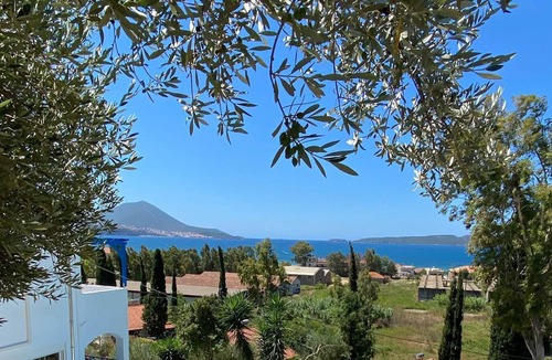 Gialova Villa | Unlimited sea view on the bay of Navarino with private pool