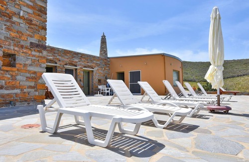 Kea Villa | Villa CLIO:Beachfront Villa 70 m to sandy isolated Beaches & Spa outdoor jacuzzi