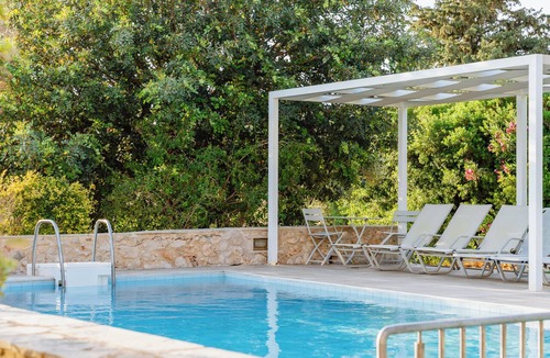 Atsipópoulon Villa | Villa Deleni - Private Pool, Sea Views & Gardens