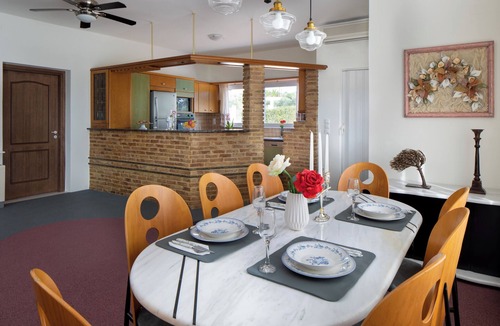 Chorafakia Villa | Villa Elihrisos-Quiet & Spacious Villa | Large Private Heated Pool & Hot Tub