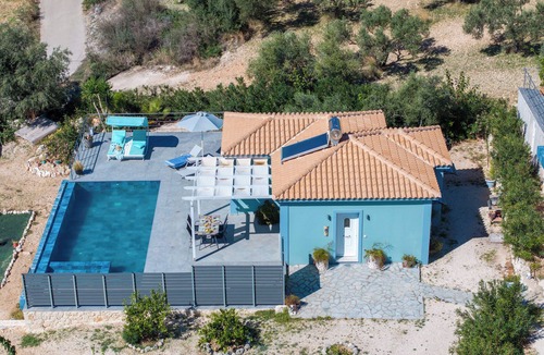 Leivathos Villa | Villa Lotus with private pool and amazing sea and mountain views