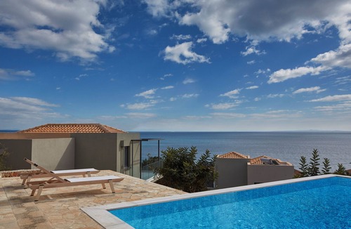 Skala Villa | Villa Mare , this brand new stylish villa boasts spectacular sea views!