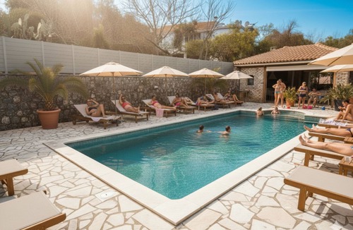 Kato Korakiana Villa | Villa Marifei - Pool, Garden, Sea Views, BBQ, 10 persons