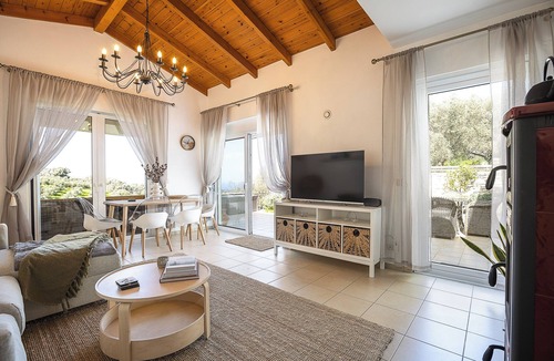 Kirianna Villa | Villa Olive Blue, with Sea View and private pool-Adults Only