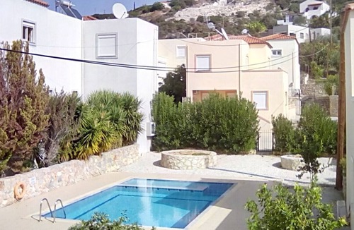 Plaka Villa | Villa Pindarakis - level walk to beach and tavernas, two pools, mountain views