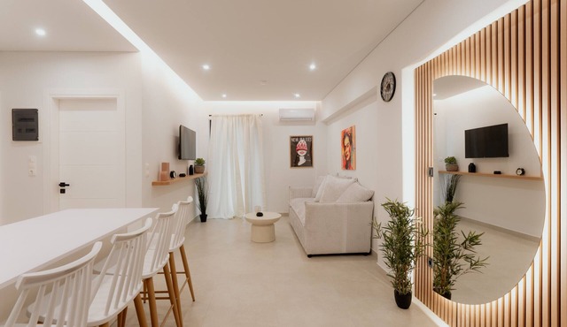 1BR Designer Suite Homey Feel Near Metro
