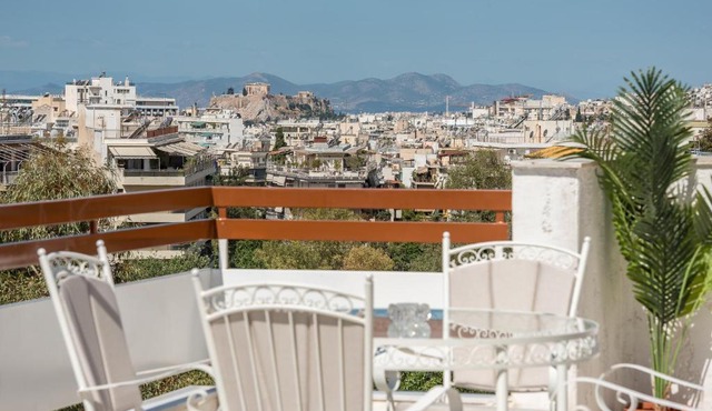 Athens Antique Suite with Acropolis View