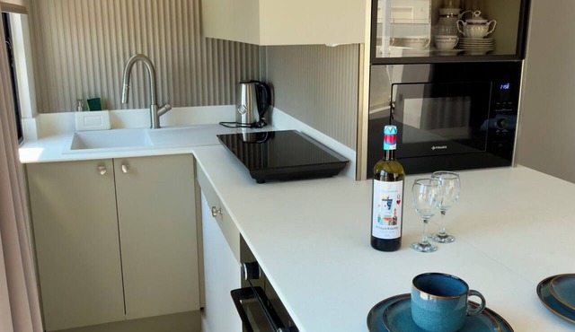 CasaMare Lagonisi Luxury rooftop studio apartment with Sea and Mountain View