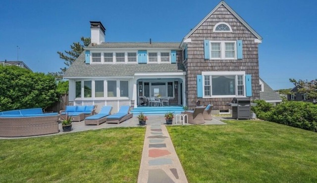 Craigville Long Beach Beachfront rental home. On private beach. RPMS029 in Centerville
