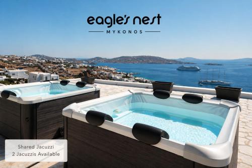 Eagles Nest Mykonos Suites & Apartments - Shared Pool & Jacuzzis