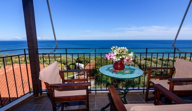 Eros home, panoramic sea view, perfect location