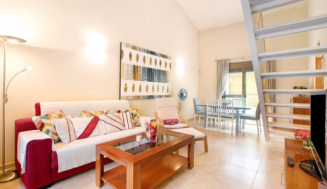 Holiday Apartment 'Los Patios' with Private Terraces, 5 Minutes' Walk from the Beach in Granadilla de Abona