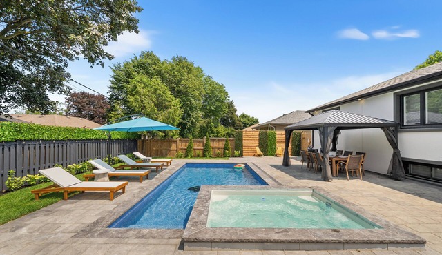 Luxury Spa Escape with Pool & Jacuzzi [near Bathurst & Sheppard, Rogers Stadium] in Markham