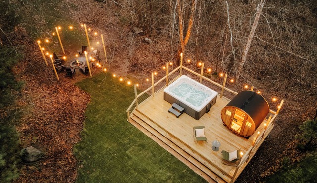 NEW: Streamside by Callicoon: Hot Tub, Sauna & Gym in Hankins