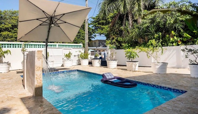 Steps from Beach, private pool and Wifi in Vega Alta