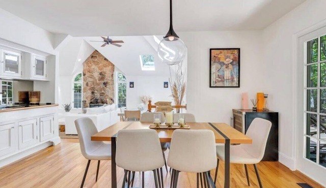 Stunning shingled Water Mill estate featuring a private heated pool and. in Water Mill