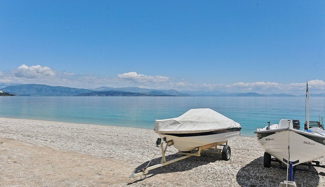 Tinas Apartment: Village property for four, very close to Barbati Beach and all local amenities