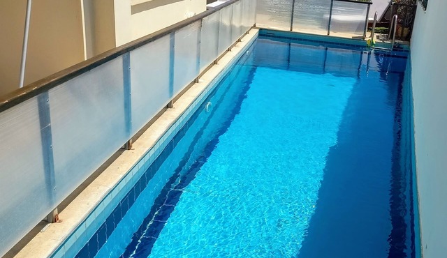 villa "Τάνια" με θέα θάλασσα, ιδιωτική πισίνα,400 μ από την παραλία