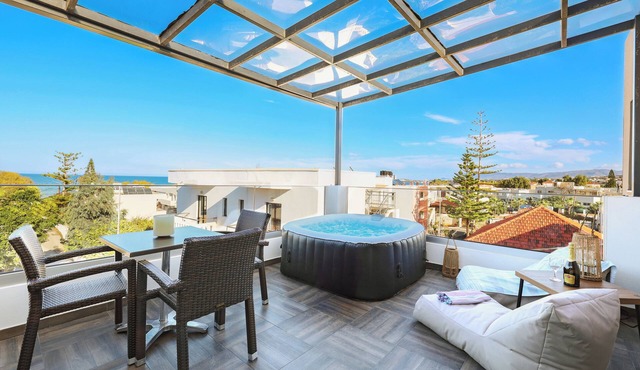 Villa Cicada Chania, Beachside Villa with Seaview, Car included 🚗🌊