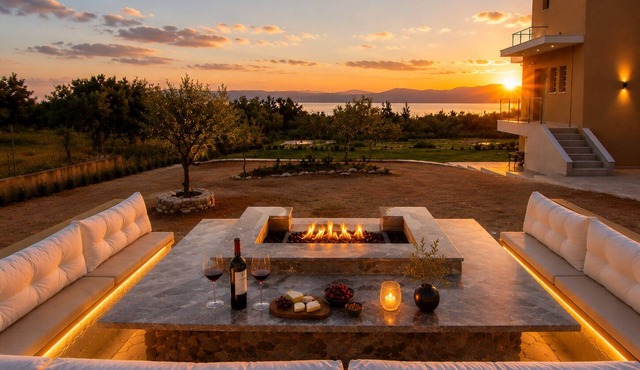 Villa Gala Eretria | Panoramic Sea View Maisonette