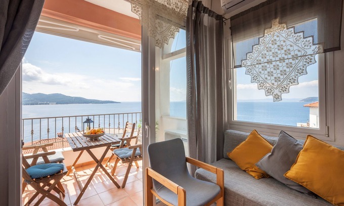 Neos Marmaras Apartment | Alterra Vita Apartments: Apartment with Great sea view