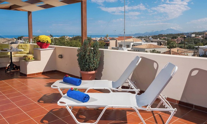Atsipópoulon House | Calergi Residence 7 -Stylsh studio-Amazing View Terrace- Pool - MONTHLY OFFERS