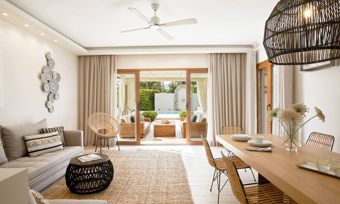 Dassia Villa | Villa Αννα with 4 bedrooms, private pool & outdoor jacuzzi.