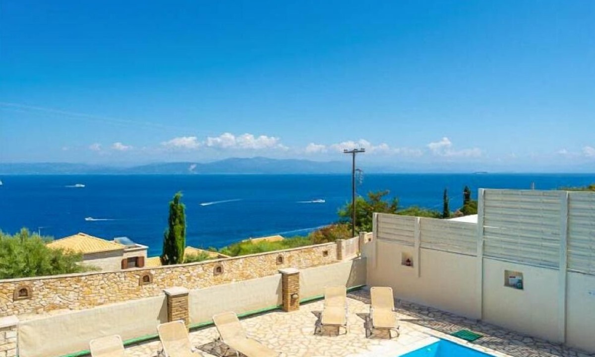 Paxos Villa | Villa Anastasia Large Private Pool Walk to Beach Sea Views A C Wifi Car Not Required - 2248