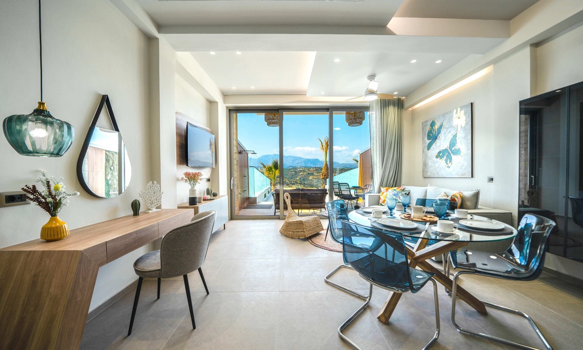Heraklion Apartment | Oleas Suite Earth & Private Pool