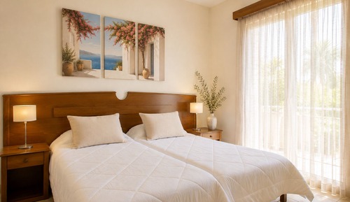 Apartment, 2 Twin Beds, Balcony, Sea View