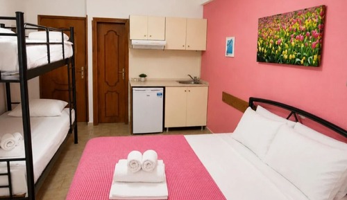 Quadruple Room, Balcony, Mountain View