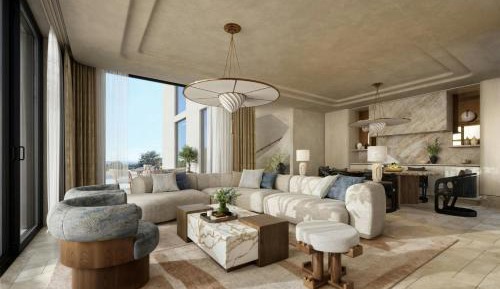 Galene Queen Maisonette Suite with King Bed, Sofa Bed and Sea View
