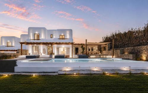 Xilokeratidi Villa | Villa Yasemin - Mykonos Paradise - Views - Pool - Large Garden