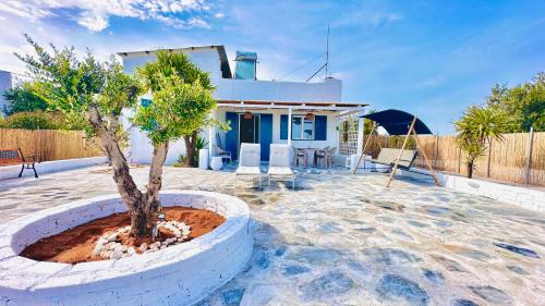 Messini House | Unique Beachfront Cottage House - Private Garden