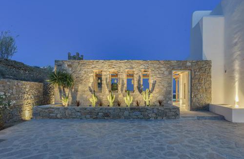 Xilokeratidi Villa | Villa Yasemin - Mykonos Paradise - Views - Pool - Large Garden