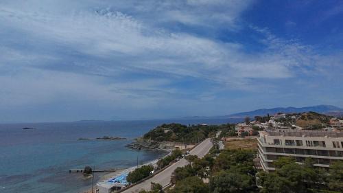 Anavyssos Apartment | Saronida Sea View Stay Beach Across Road