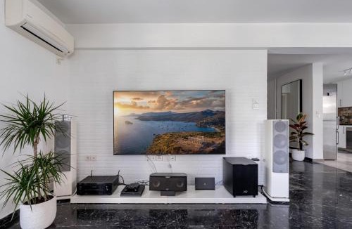 Palaio Faliro Apartment | The Black Marble - Sea View, 2BR, 2BA in Paleo Faliro