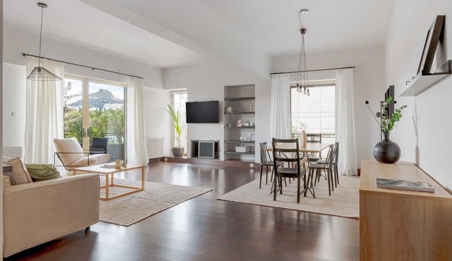 Panoramic 1BR Apartment near Kallimarmaro Stadium