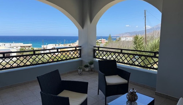 Apartment 'Family House Apartments Arkasa' with Sea View, Wi-Fi and Air Conditioning