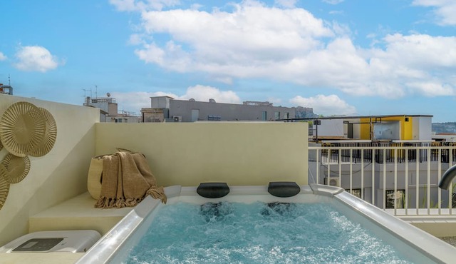 Acropolis View Retreat with 2 Private Plunge Pools